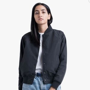 Like new Herschel Bomber Jacket - black XS